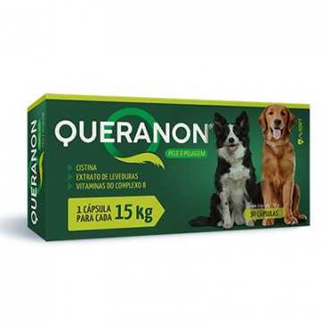 Suplemento Vitamínico-Aminoácido Queranon - 30 Cápsulas /comprimidos ate 15kg
